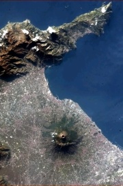 golfo Napoli dalla ISS